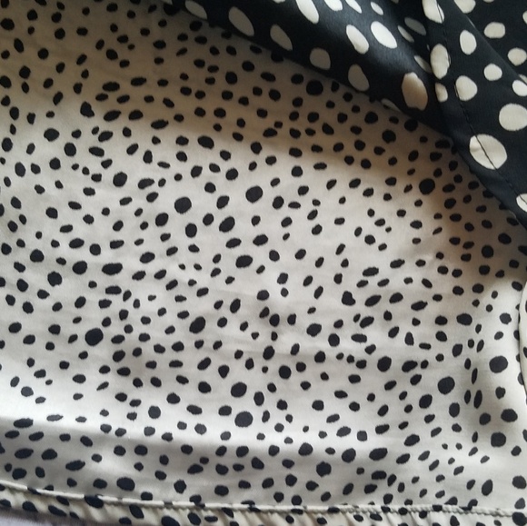 Express Sheer Polka Dot Dressy Tank Sz S - Picture 3 of 7